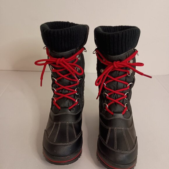 Cougar Canada Storm Como Black Winter Boots Insulated Waterproof Women’s Size 6 - Picture 3 of 16